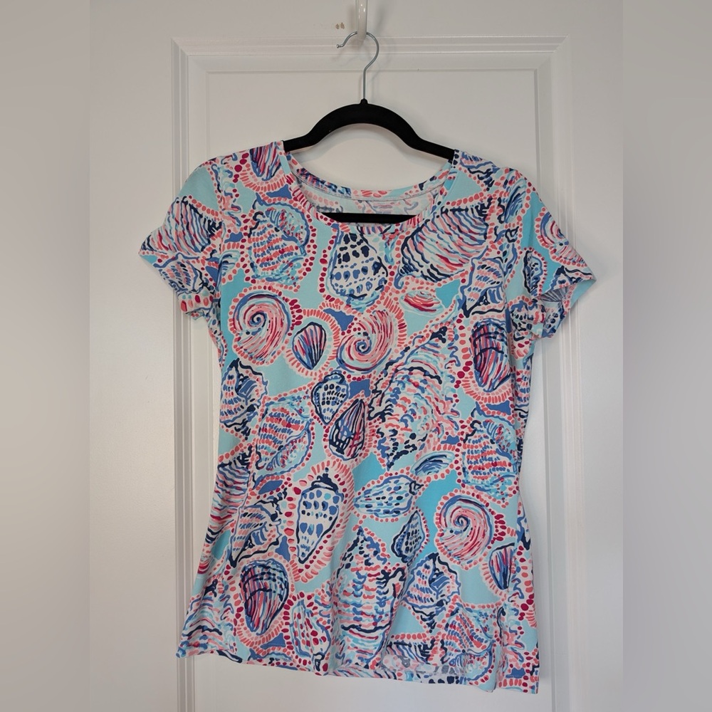 Lilly Pulitzer Karrie Top Shell Me About It Size Medium